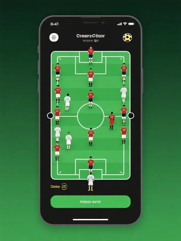 Tactical Lineup App Interface